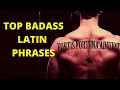 Top Badass Latin Phrases Warrior Military Motivation