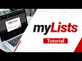 myLists Tutorial - Parts List Management DigiKey
