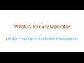 Python Interview questions - what is ternary operator operator