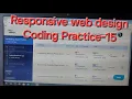 Coding Practice-15 Responsive Web Design NXTWAVE HTML CSS BOOTSTRAP
