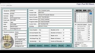 How to Create Student Database Management System Using MYSQL in Python - Part 5 of 6