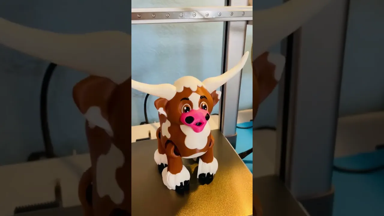 Longhorn Cow Flexi video thumbnail