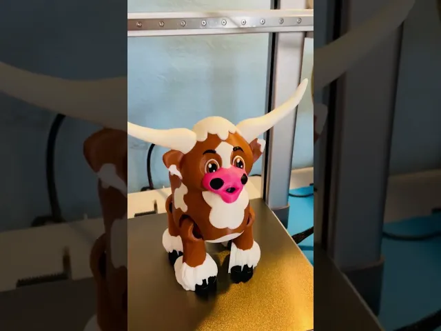Longhorn Cow Flexi video thumbnail