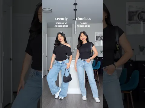team TRENDY or TIMELESS? 🤔💬 sub for more outfit ideas 💡 #fashiontrends #styletips #outfitidea
