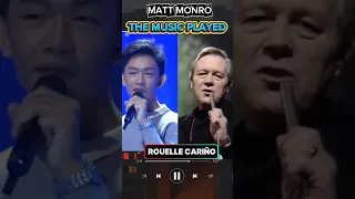 The Music Played Cover By ROUELLE CARIÑO The Clones Of Matt Monro Shorts Theclones 