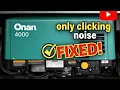 Onan MicroQuite 4000 CLICKING Solenoid Problem Solution