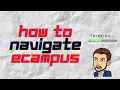 How to Access eCampus and How to Navigate it