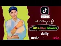 TikTok 1 website And 500 likes followers daily Real or Fake TikTok free likes website