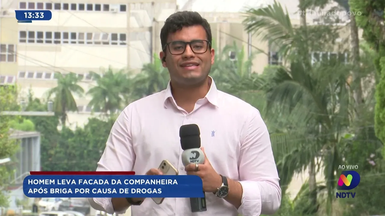 Homem leva facada da companheira após briga por causa de drogas