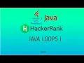 Java Loops I Hackerrank Java Solutions