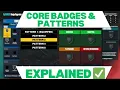 Core badge patterns explained 2k24 gen