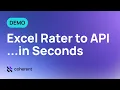 Transform Excel Insurance Raters into APIs Coherent Spark Cyber Rating Demo