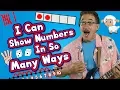I Can Show Numbers In So Many Ways Math Song for Kids How to Represent Numbers Jack Hartmann