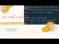 cara mudah menghitung luas segitiga di python - visual studio code