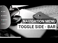 Creative - Side Navigation Menubar using Html CSS Webkit Coding