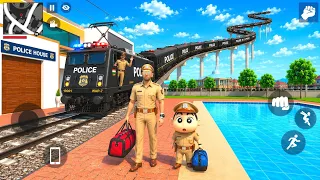 🚨 The Long Police Train Arrived at Jack's House. 🚂😱 ll Indian Theft Auto Simulator 