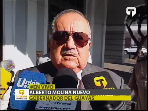 Alberto Molina nuevo gobernador del Guayas