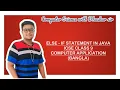 ELSE - IF STATEMENT IN JAVA ICSE CLASS 9 COMPUTER APPLICATION BANGLA