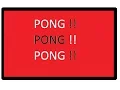 C Classic Simple Game - PONG in CONSOLE mode 2D Array functions