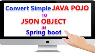 How to convert java pojo to json object in spring boot application