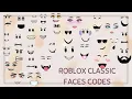 Roblox Classic Faces With Codes Use in games like RHS2