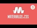 Materialize Navbar and Footer