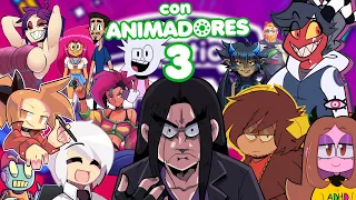 GARTIC PHONE con ANIMADORES 3! ft. AdolfoTZA(HELLUVA BOSS) GeoExe, LoulouVZ, Divine Wine, Moika Loop