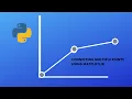 Python Matplotlib Plotting x y co-ordinates and Histogram - MatplotlibS ession-2