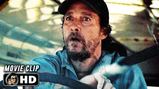 Driving Through Fire Scene THE LOST BUS 2025 Movie CLIP HD 