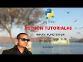 Python Input Function In Hindi Python Python tutorial Python for beginners in hindi input