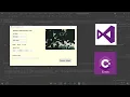 Doing a Homework in Visual Studio Timelapse
