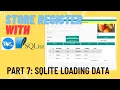 How to make Store Product Register with Part 7 loading Sqlite data adding column