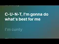 Cuntology 101 - Lambrini Girls (Lyrics Video)