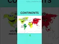 7 continents mapping