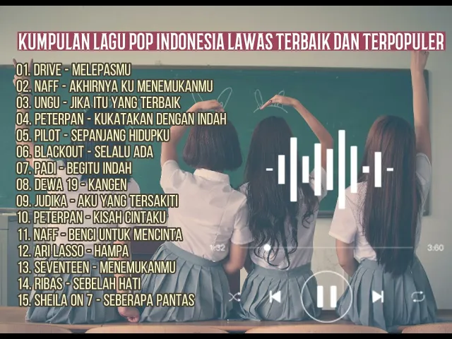 Download MP3 KUMPULAN LAGU POP INDONESIA LAWAS TERBAIK DAN TERPOPULER DI TAHUN 2000AN