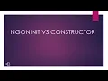 ANGULAR NGONINIT VS CONSTRUCTOR