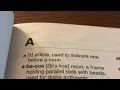 Reading the Student Dictionary one word a day - day 1