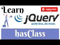jQuery Lecture - 28 hasClass Method Tutorial in Hindi Urdu
