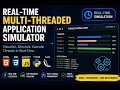 Real-Time Multi-threaded Application Simulator
