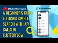 FlutterFlow A Beginner s Guide to Using Simple Search with API Calls in FlutterFlow