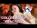 A 2020 COLLEGE REACTION TO MY DREAM SCHOOL MORE UPENN USC UCHICAGO