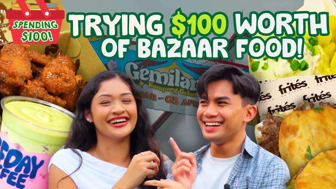Spending $100 At The KAMPONG GLAM RAMADHAN BAZAAR!   Event Food Guides