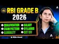 RBI Grade B 2026 Preparation | Exam Pattern, Syllabus, Eligibility \u0026 Cut Off | All About RBI Grade B