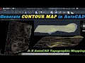 CONTOUR MAP Directly in AutoCAD for Surveyors Excel to AutoCAD for Beginners