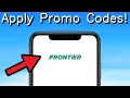 How to Apply Promo Codes in Frontier Airlines 2025