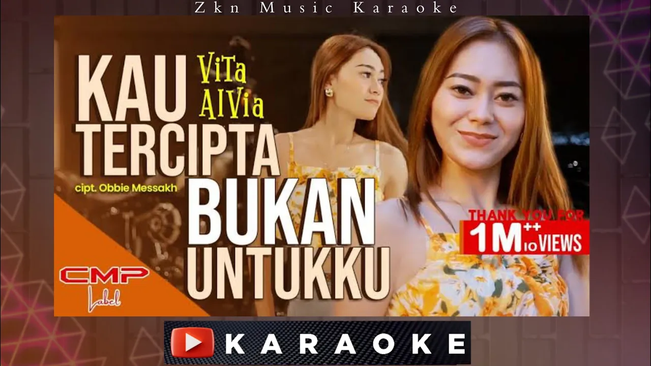 Vita Alvia - Kau Tercipta Bukan Untukku karaoke | Remix Version