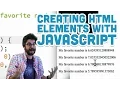 8 2 Creating HTML Elements with JavaScript - p5 js Tutorial