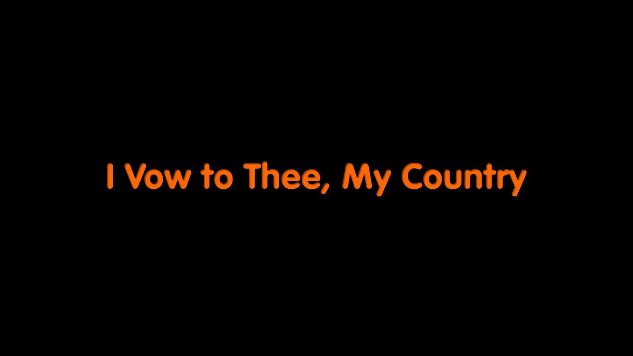 I Vow to Thee, My Country by Gustav Theodore Holst