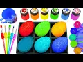 Download Lagu Fun Satisfying Video | Mixing All Magic Lollipops and Glitter Slime into Rainbow EGGS | Cutting ASMR