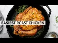 ROAST CHICKEN a super easy whole roast chicken recipe the easiest
